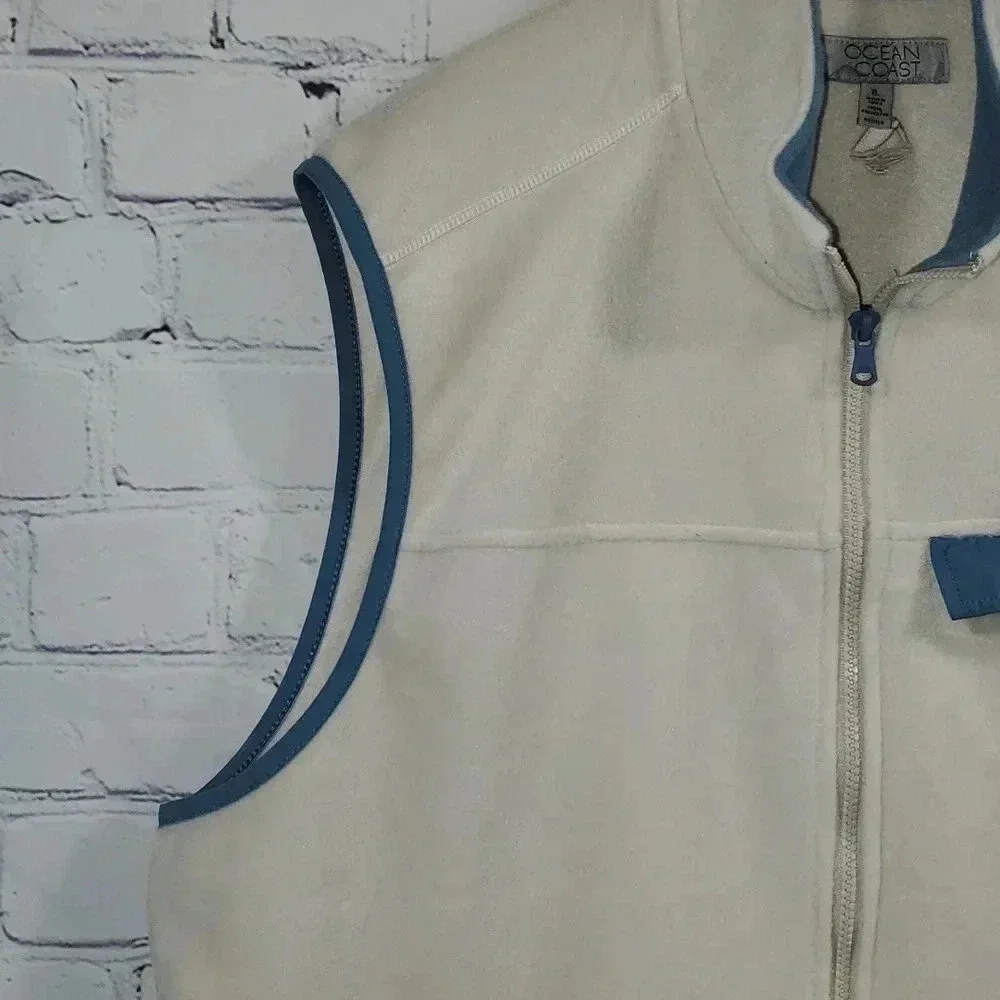 Men's Ocean Coast Vest Jacket, Size XL - Picture 3 of 9